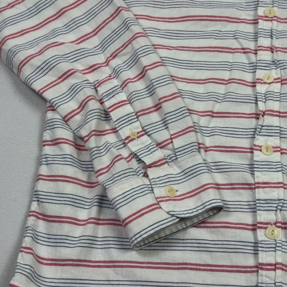 Vineyard Vines Men's Slim Longshore Shirt Linen Blend Striped Multicolor Medium - Picture 4 of 11